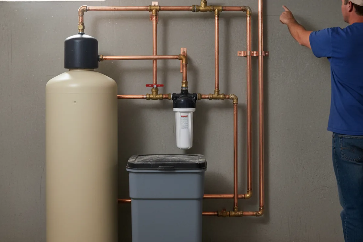 Whole-house water treatment system installed in Lillington